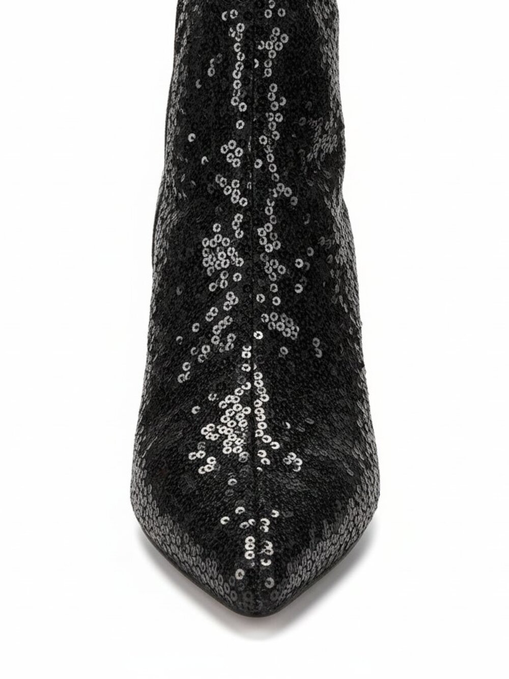 Michael Kors Luna Sequin Pointed-Toe Ankle Bootie with Side Zip - Picture 5 of 7